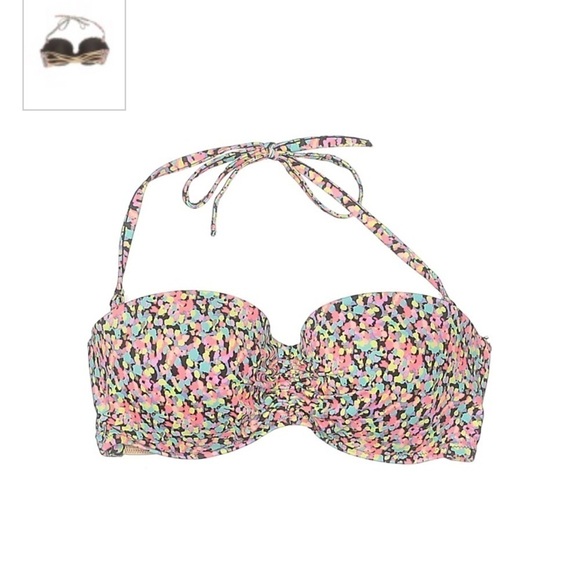 Victoria Secret Swim Top Multi-Colored Speckles - Picture 1 of 3